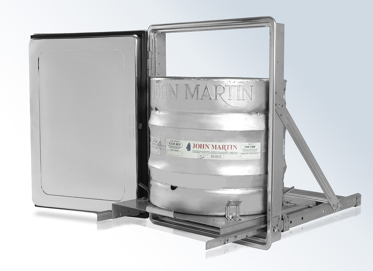Priolinox - DOORS FOR BEER KEGS WITH SLIDING TOP Series 3000