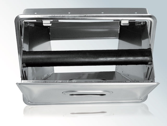 TRAMOGGIA FONDI CAFFÈ CON BATTIFILTRO, CON FORO - Priolinox Serie 3000