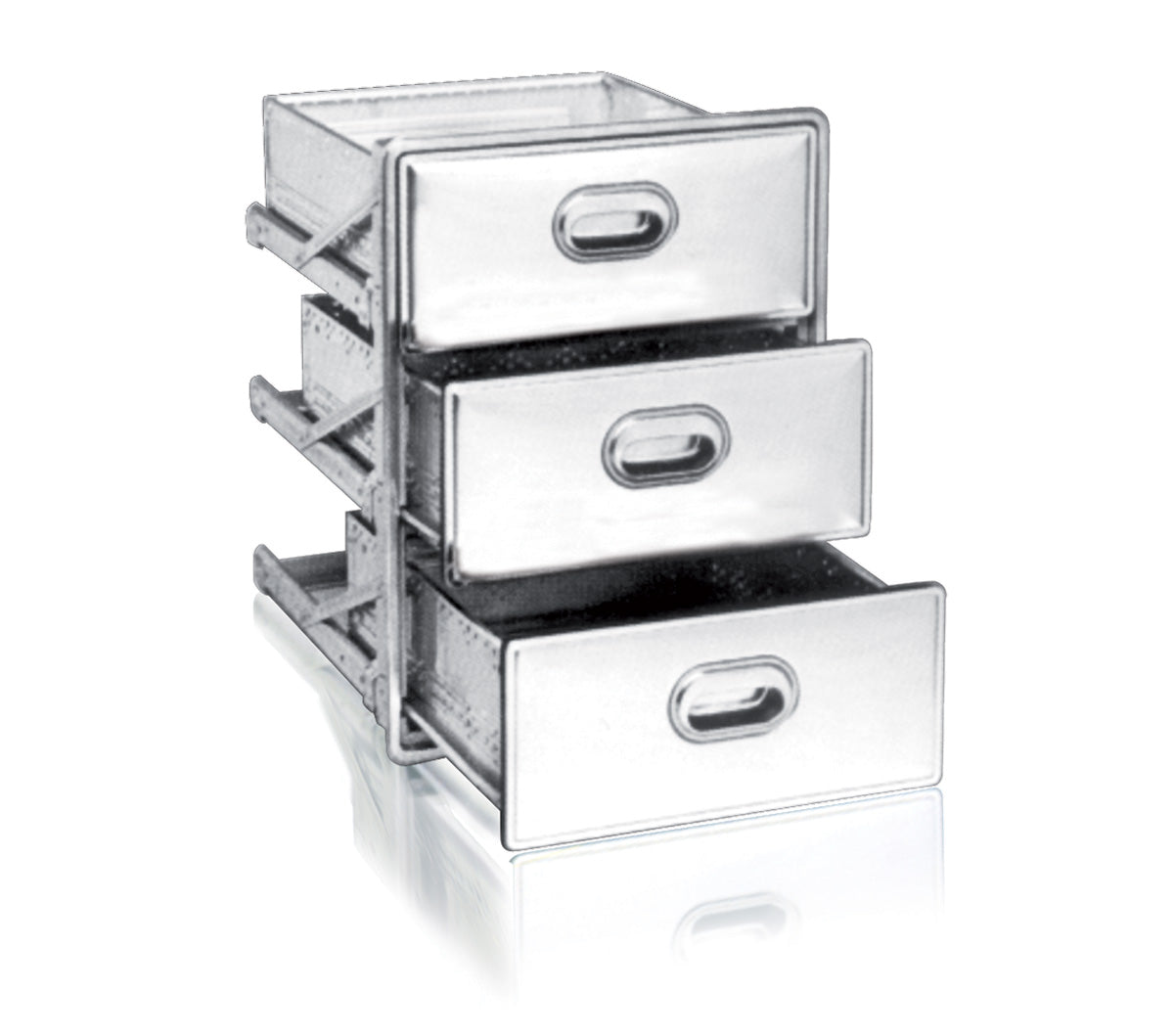 CASSETTIERE TRIPLE - Priolinox Serie 3000