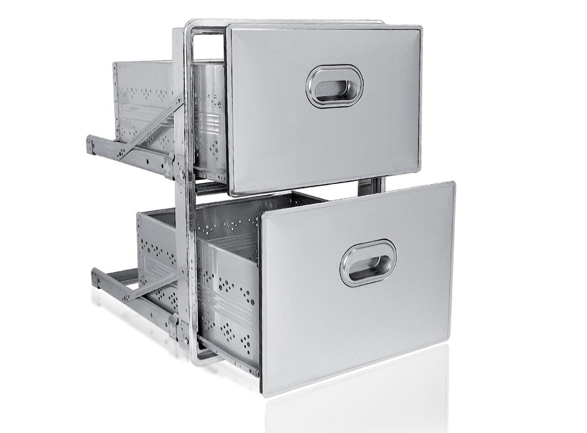 CASSETTIERE DOPPIE - Priolinox Serie 3000