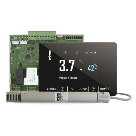 EVCO - Controllore EVJ506N2VX3 temperatura/umidità (sonde non incluse)